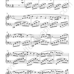 Adagio in C minor sheet music