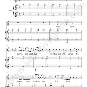 I'll Never Love Again sheet music