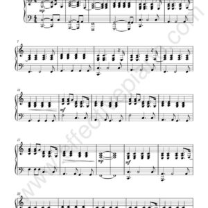 Million Reasons sheet muisc