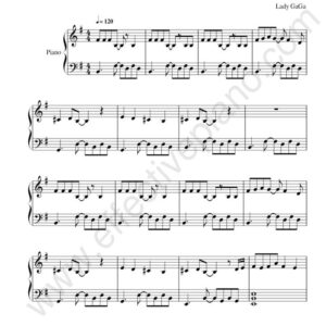 Paparazzi sheet music