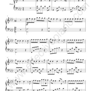 Telephone sheet music